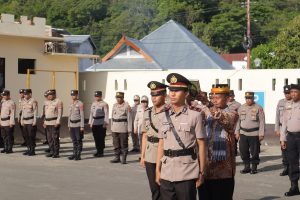 Sertijab Kapolsek Kota Selatan dipimpin langsung oleh Kapolresta Gorontalo Kota.