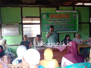 53 KPM Desa Sosokan Taba Terima BLT Tiga Bulan Periode Januari-Maret