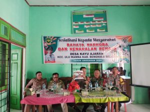 Pemdes Kayu Ajaran Adakan Sosialisasi Bahaya Narkoba dan Kenakalan Remaja