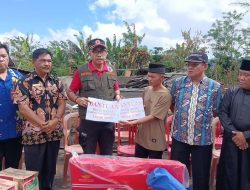 Pemda Kepahiang Berikan Bantuan Tanggap Bencana Sosial Kebakaran untuk Warga Desa Talang Tige
