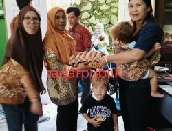 Pemerintah Desa Lubuk Saung Laksanakan Pembagian Makanan Bergizi untuk Ibu Hamil dan Balita