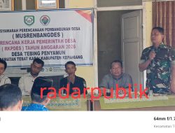 Musyawarah Desa Tebing Penyamun Tetapkan RKPDes 2026