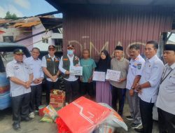 Bupati Kepahiang Tinjau Lokasi Kebakaran dan Berikan Bantuan Sosial kepada Korban