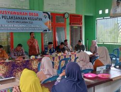 Musdes Pra Pelaksanaan Kegiatan TA. 2025 Pemdes Benuanggaling Tetapkan Ini