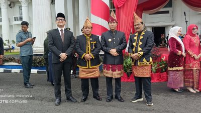Kadinsos Kepahiang hadiri Upacara HUT Provinsi Bengkulu ke-57 di Kepahiang