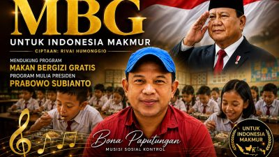 Menjelang HUT ke-81 RI, Bona Paputungan Kembali Suarakan Lagu MBG untuk Masa Depan Anak Bangsa